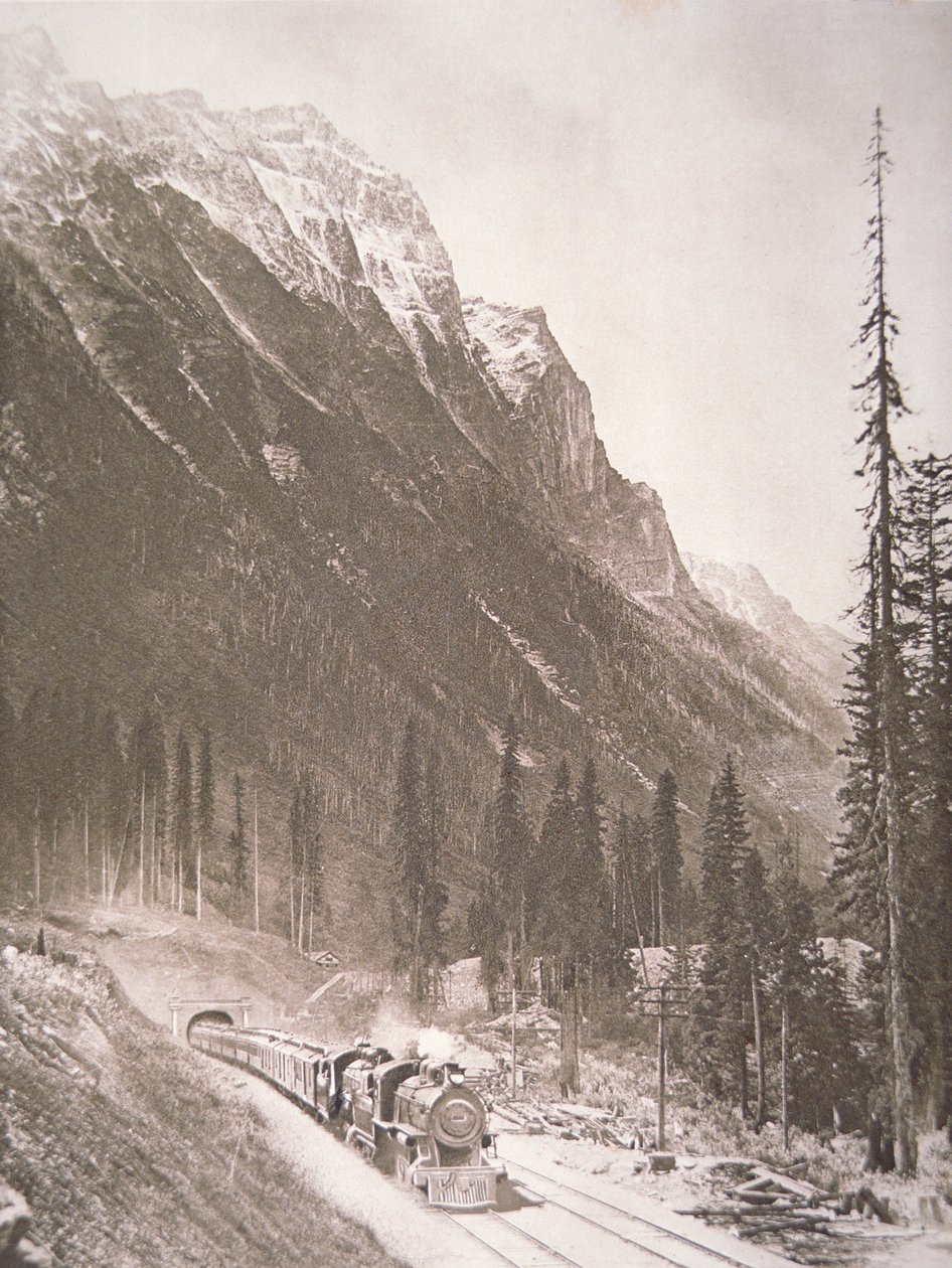 Canadian Pacific Railway trein, ca. 1925 door School Canadian