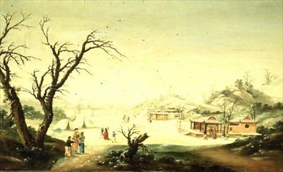 Winter door School Chinese