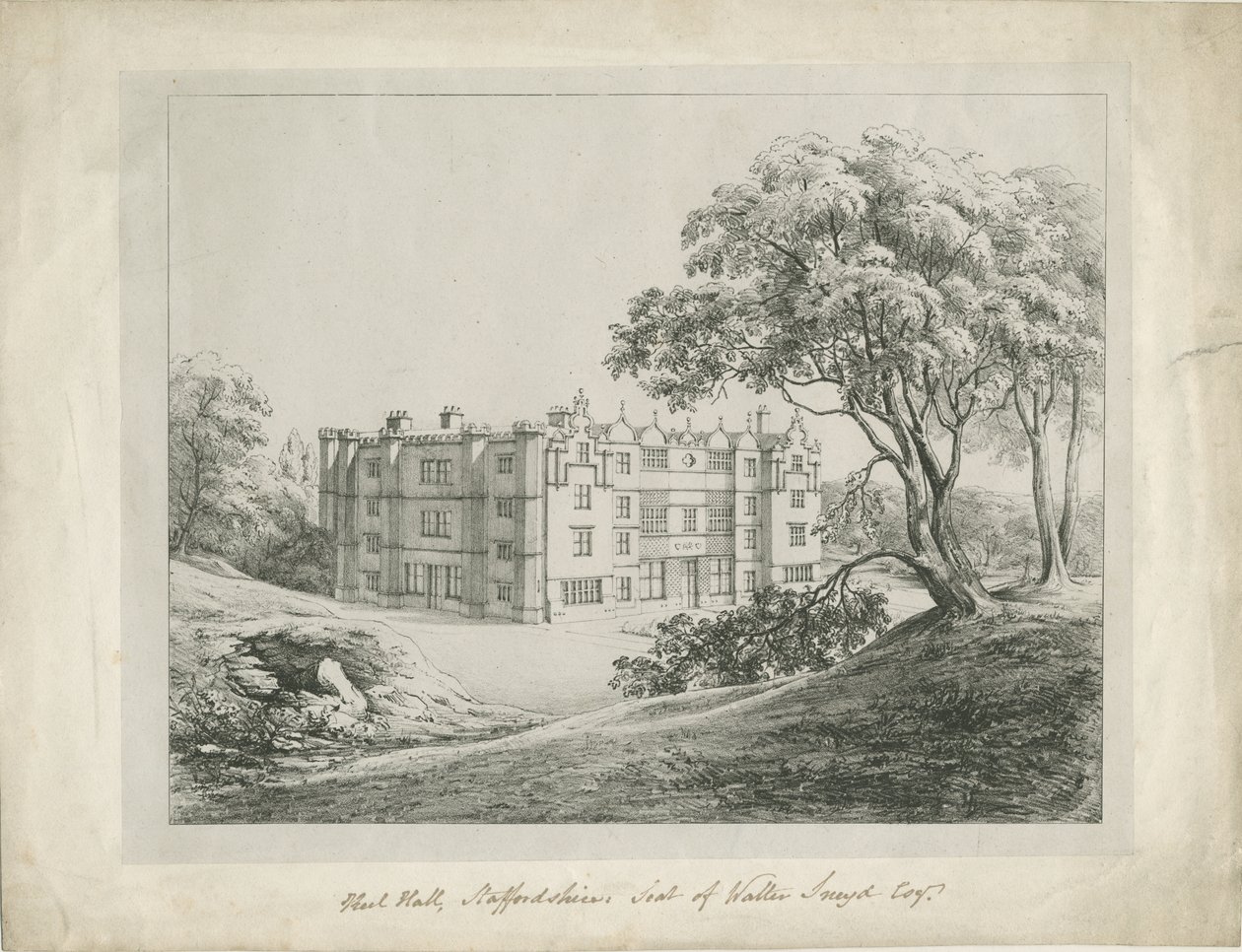 Keele Hall door School English