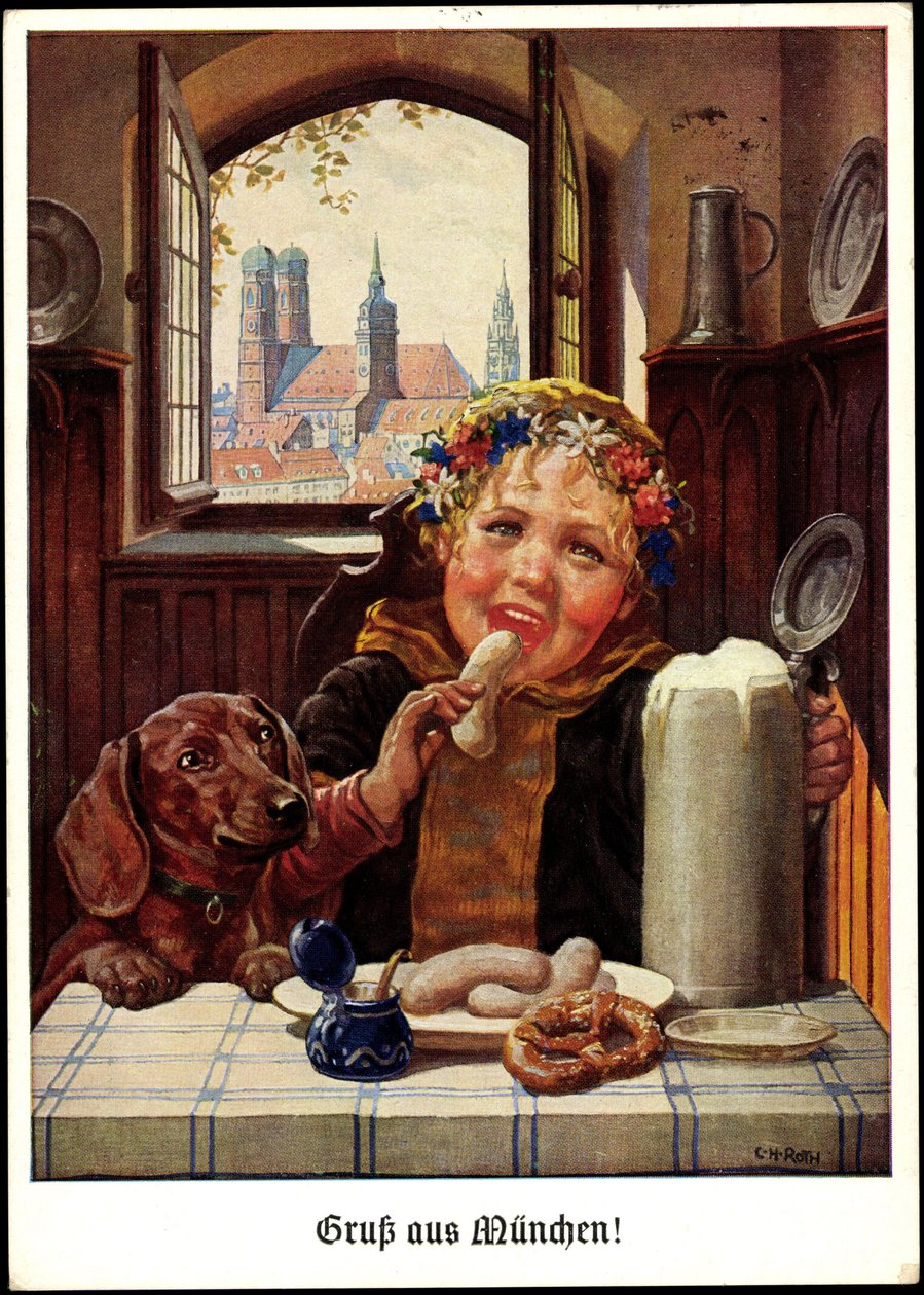 Oktoberfest (afdrukken) door School German