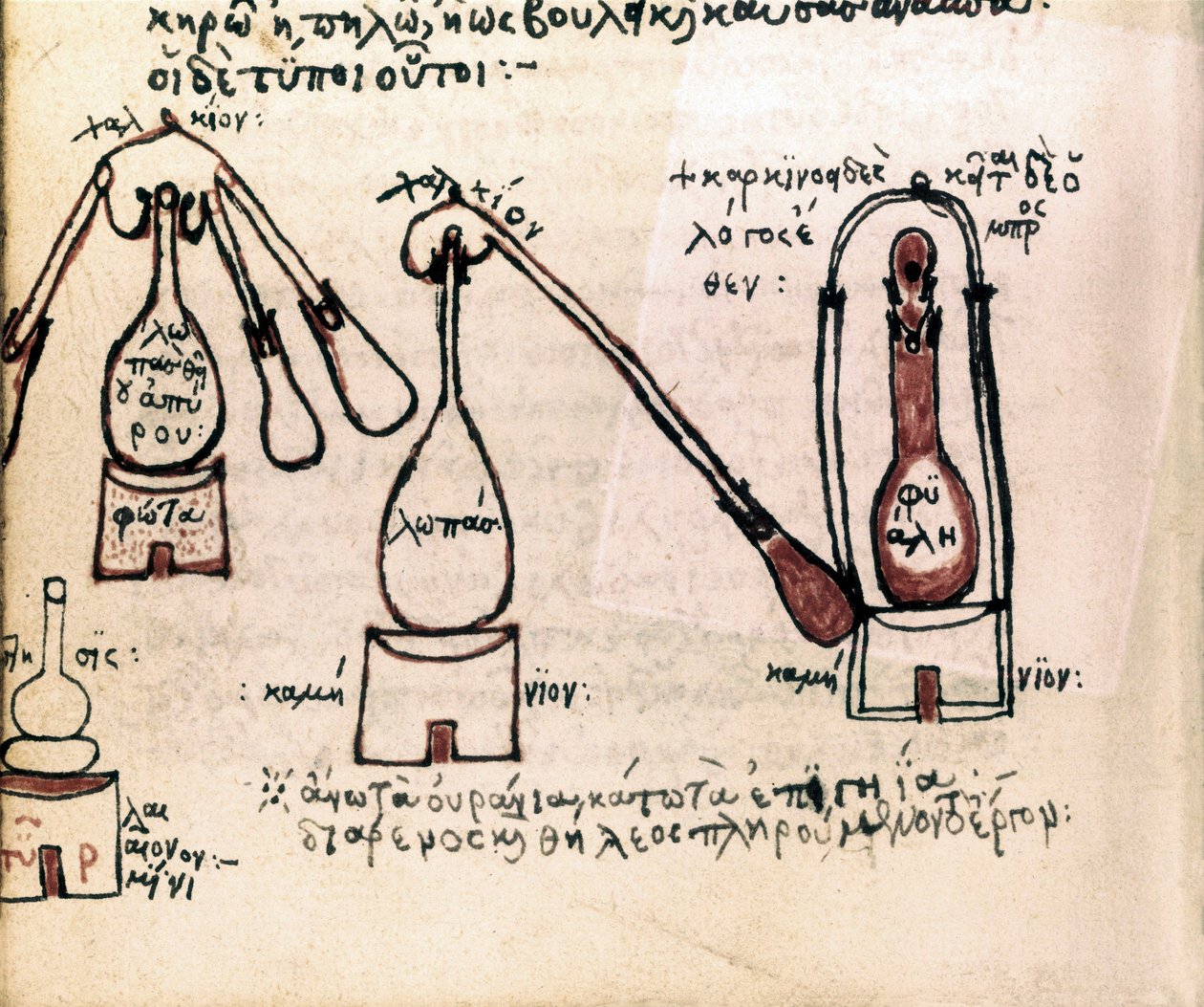 Alchemistisch verhandeling door School Greek