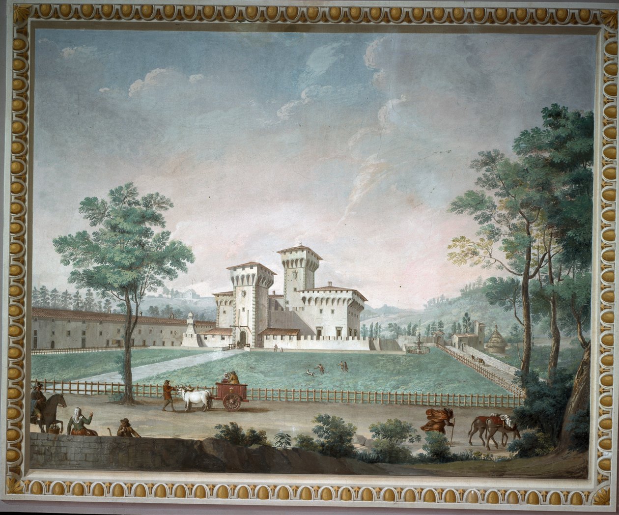 Villa Medicea di Cafaggiolo (fresco) door School Italian