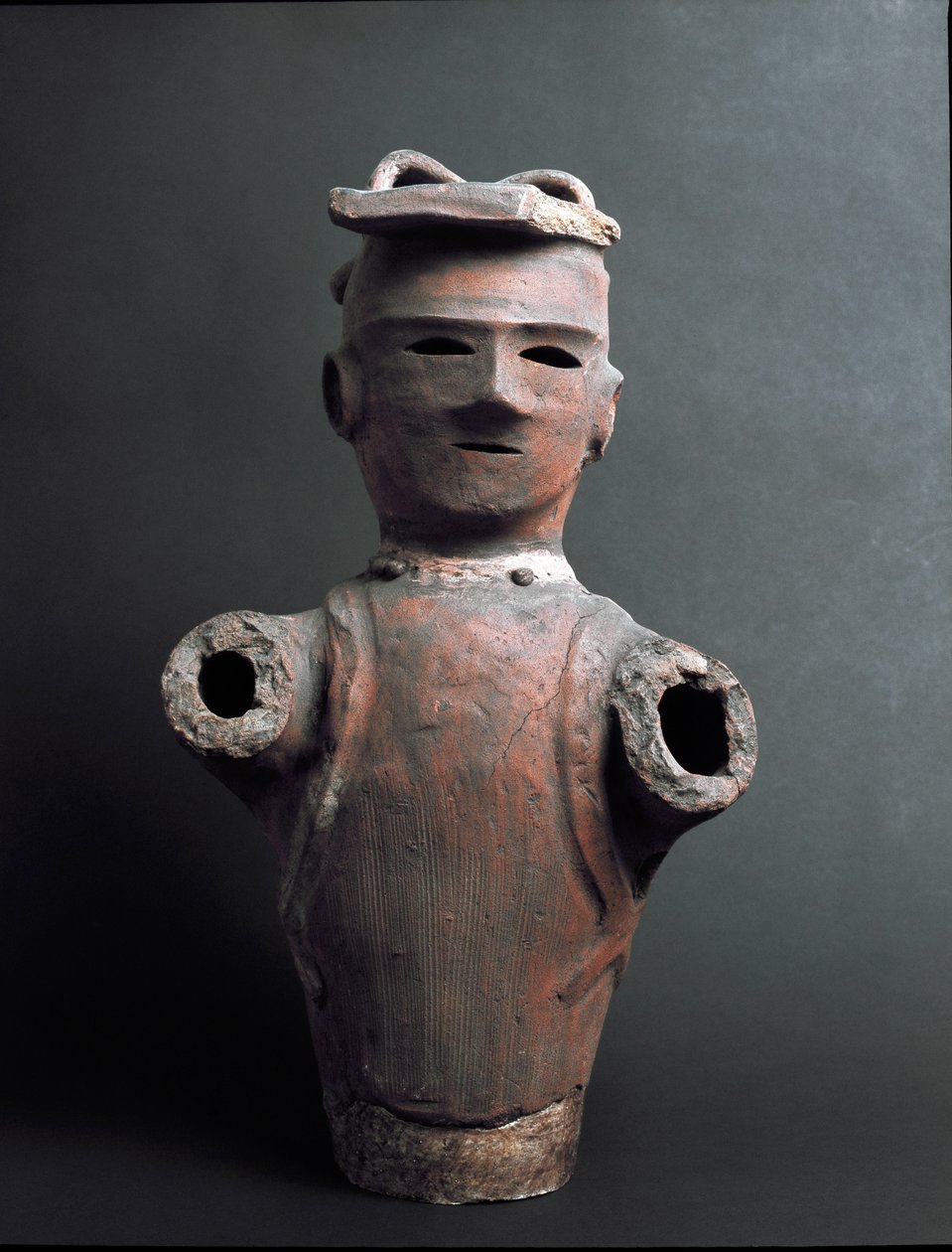 Funeraire terracotta sculptuur (haniwa), Kofun-periode door Japanese School