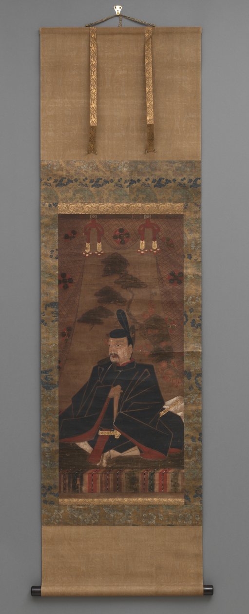 Kakemono (Scroll schilderij) door Japanese School