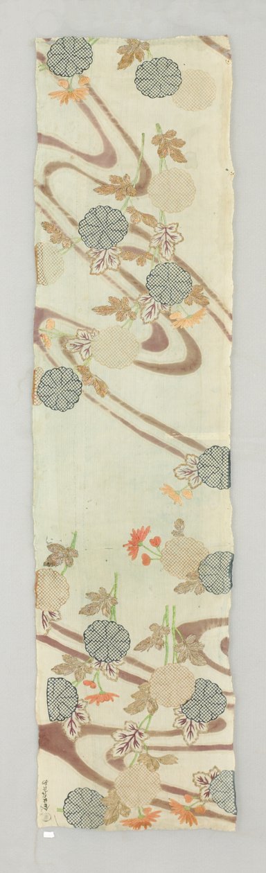Kimono fragment door Japanese School