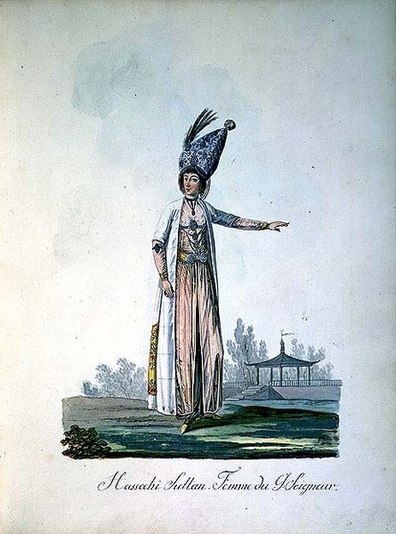 Hassechi Sultan, vrouw van de heer door School Levantine