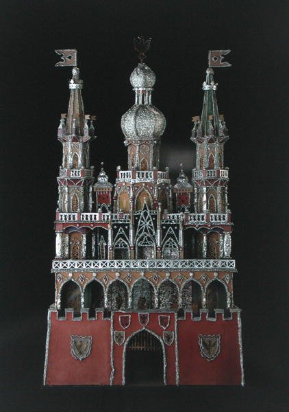 Kerststal, uit Polen door School Polish