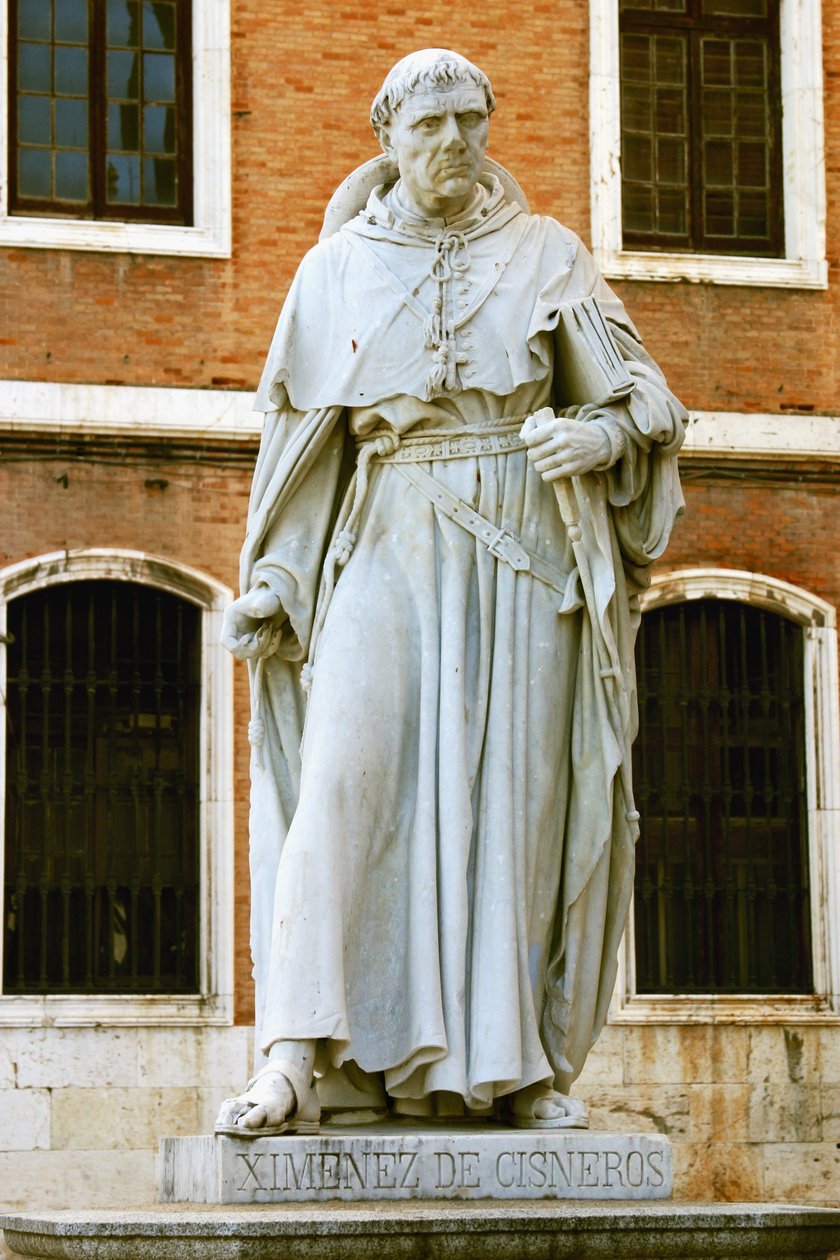 Francisco Ximinez de Cisneros (1436-1517) door School Spanish