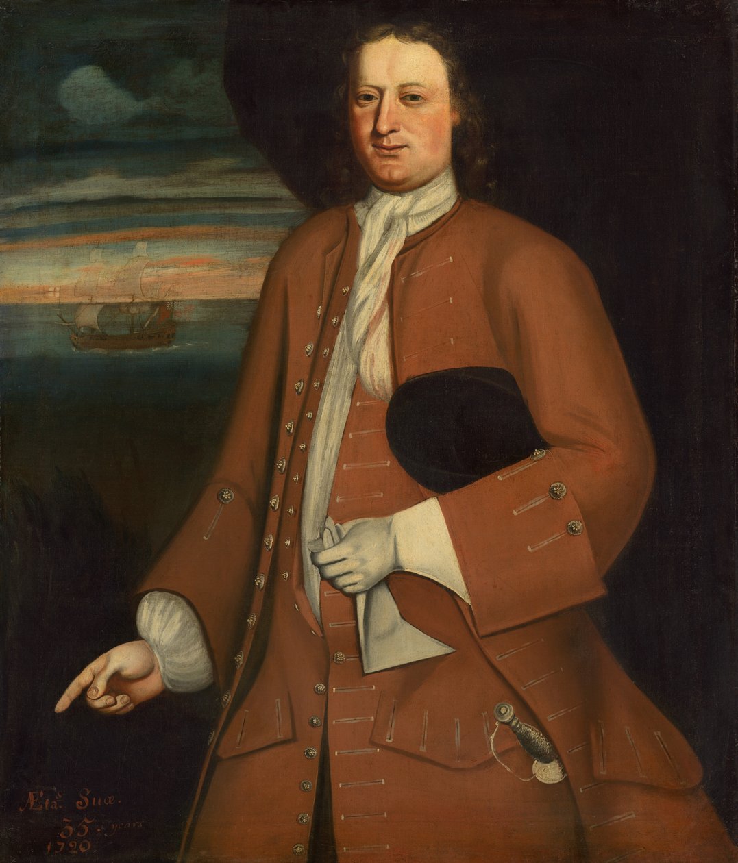 Mr. Willson, 1720 door Schuyler Limner