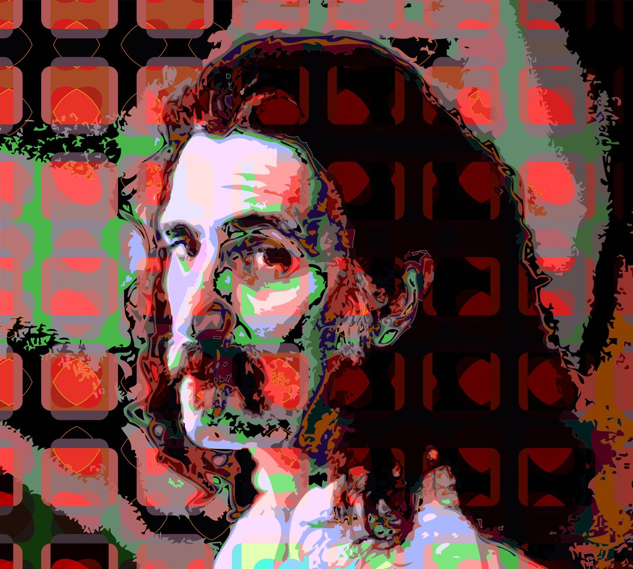 Frank Zappa door Scott J. Davis