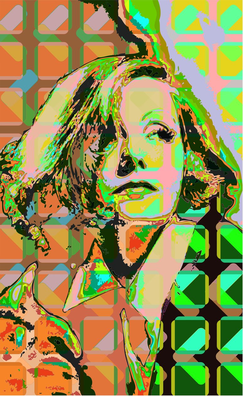 Greta Garbo door Scott J. Davis