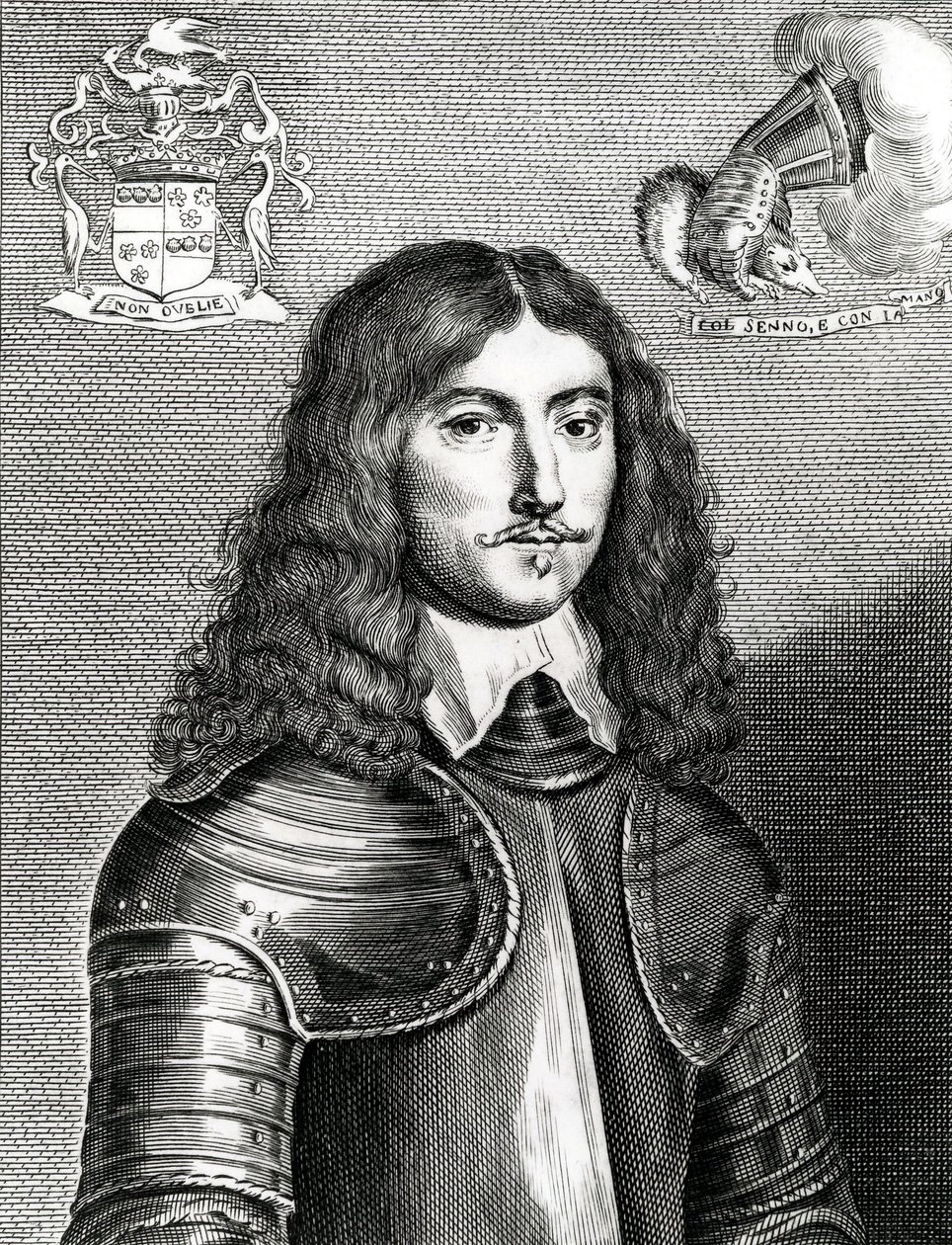 James Graham, Markies van Montrose, prent gemaakt door A. Matham, ca. 1644-50 door Scottish School