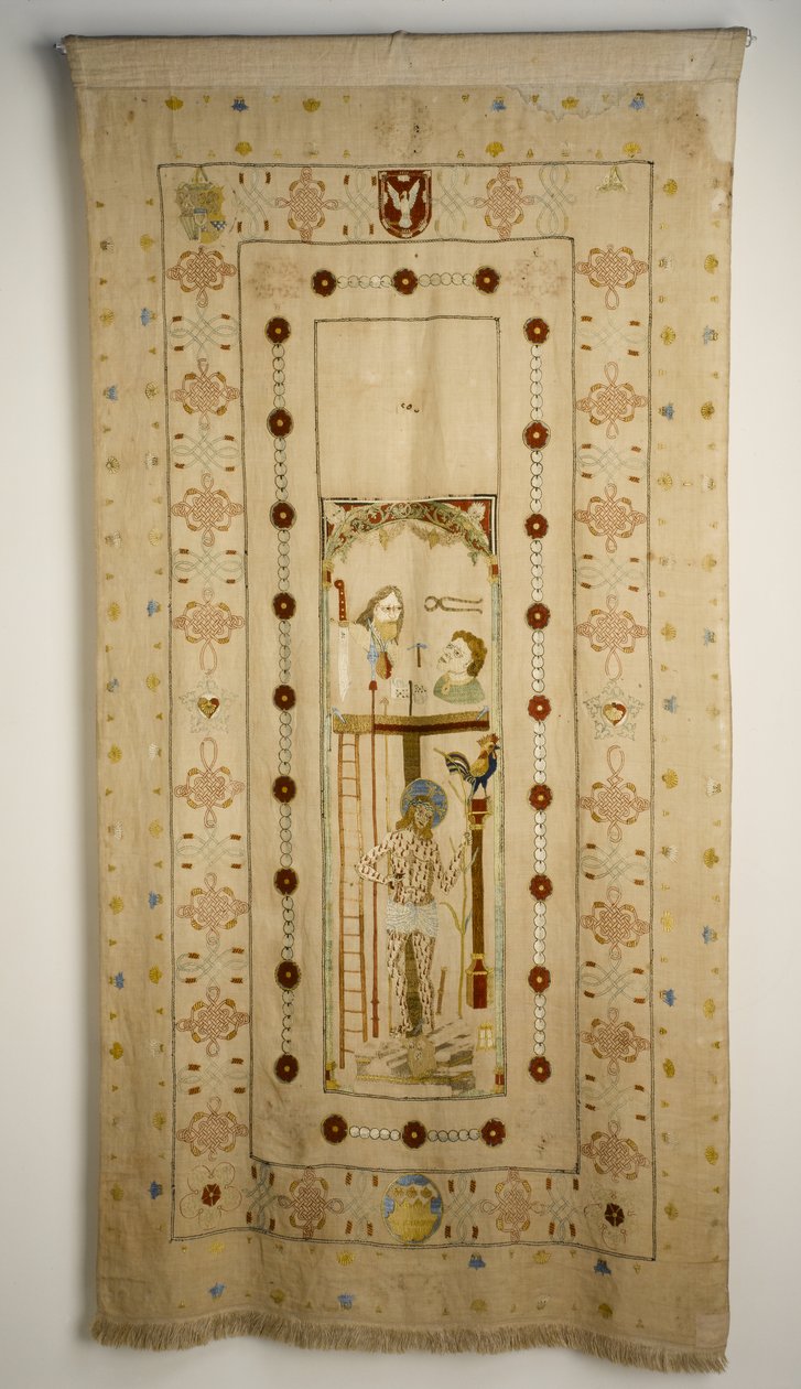 De Fetternear Banner, ca. 1520 (geborduurd linnen) door Scottish School