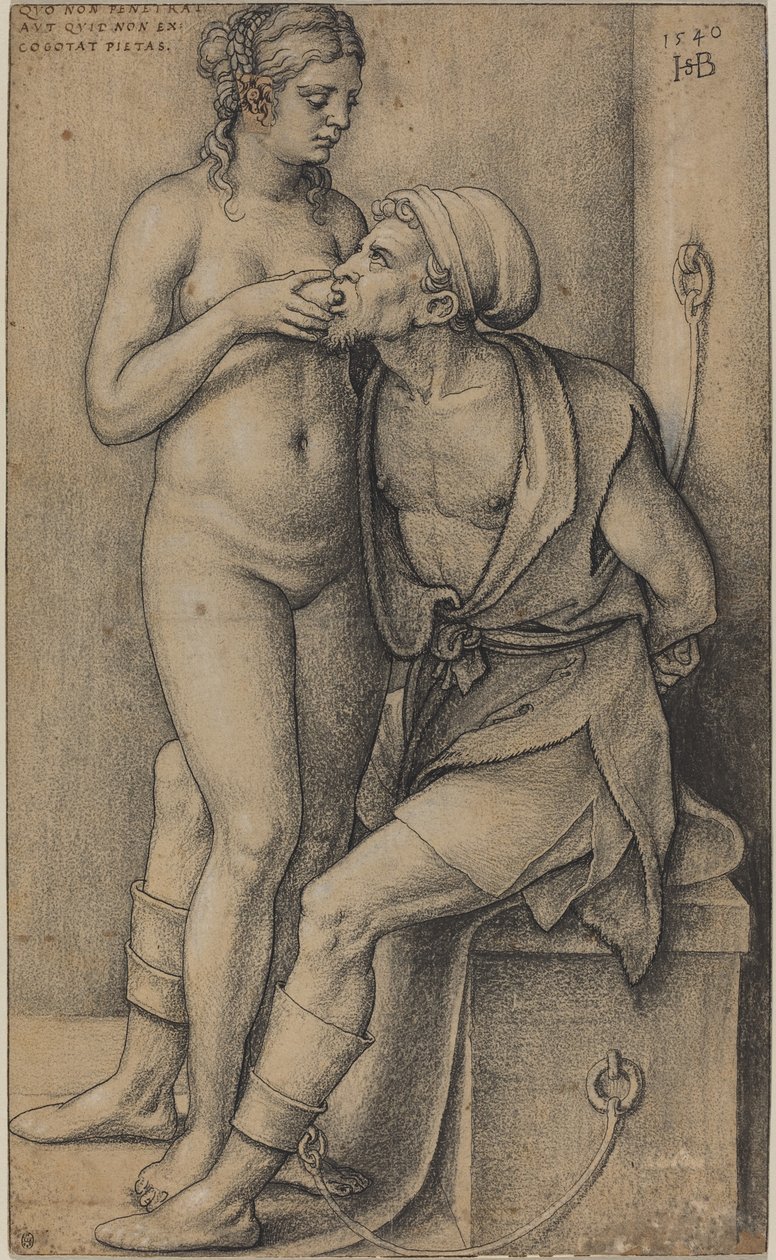 Cimon en Pero door Sebald Beham