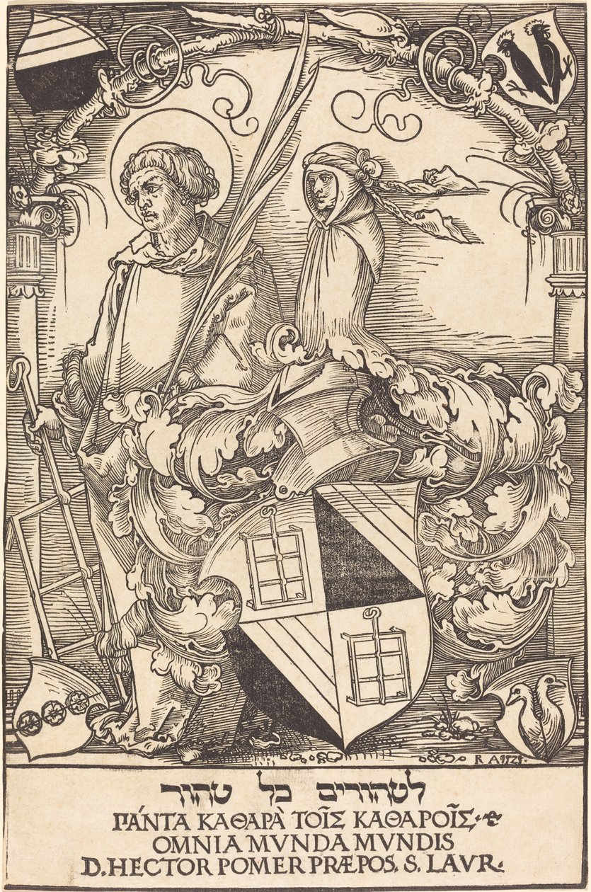 Wapen van Hector Pomer door Sebald Beham