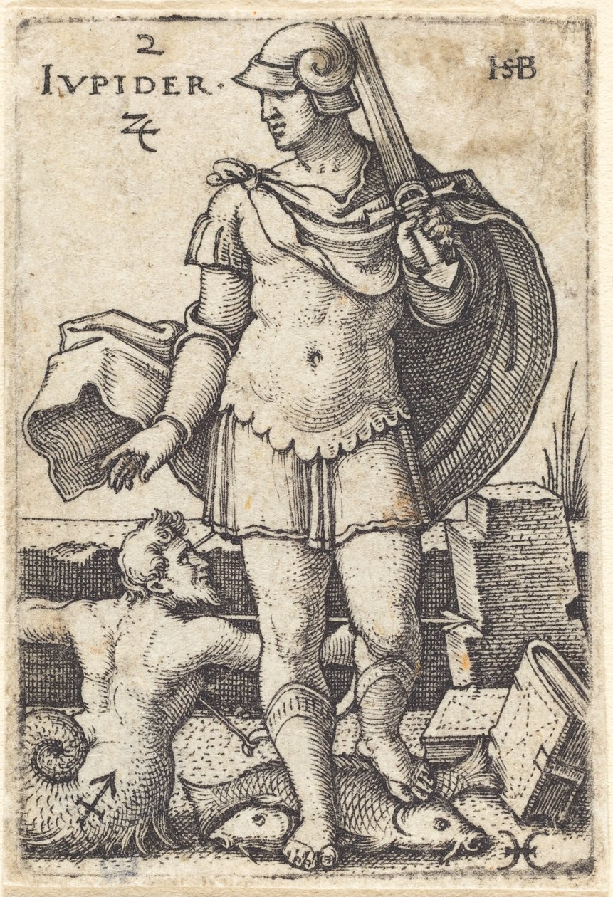Jupiter door Sebald Beham