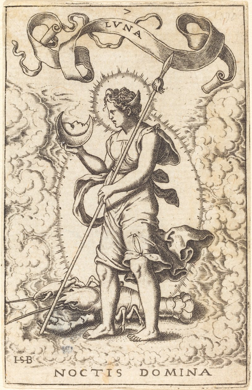 Luna door Sebald Beham