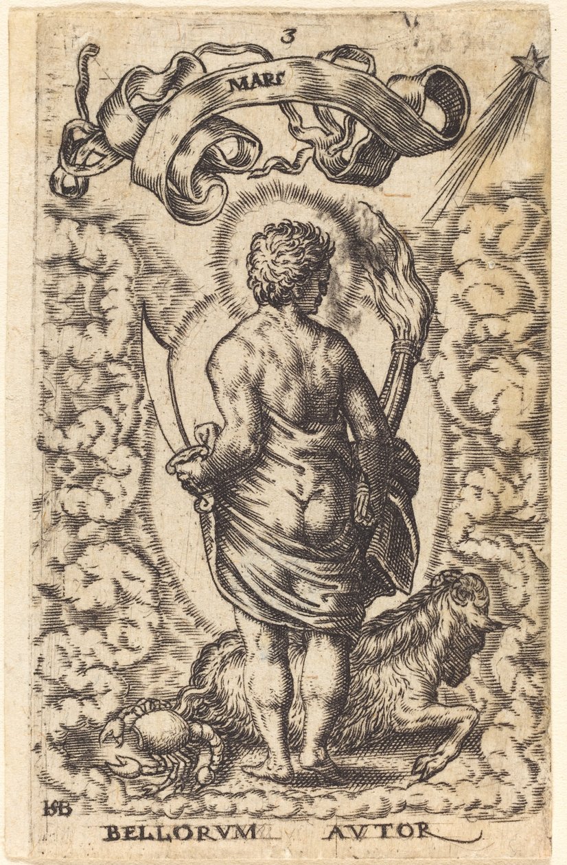 Mars door Sebald Beham