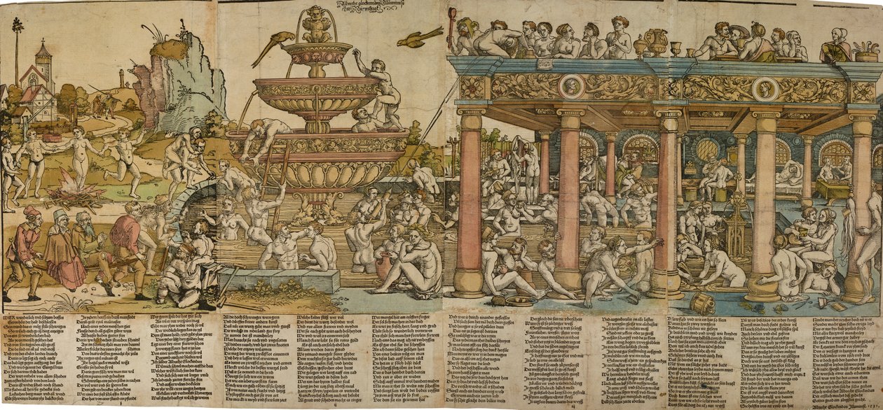 De fontein van de jeugd, 1531 door Sebald Beham