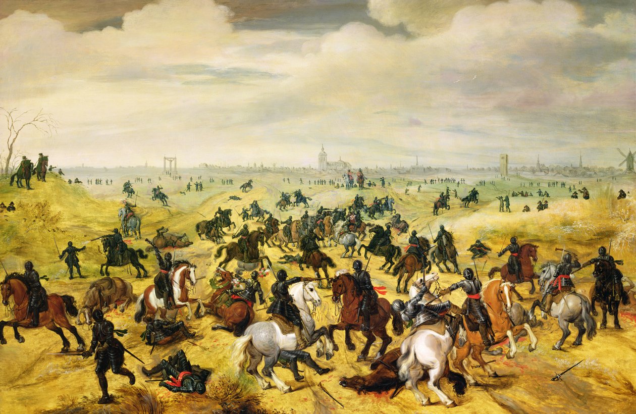 De Slag bij Leckerbeetje, 1600 door Sebastian Vrancx