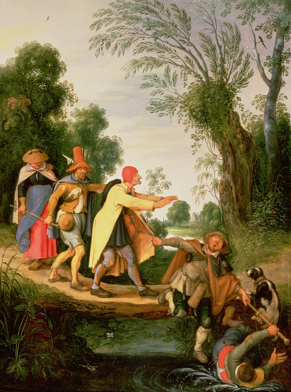 De blinden leiden de blinden door Sebastian Vrancx