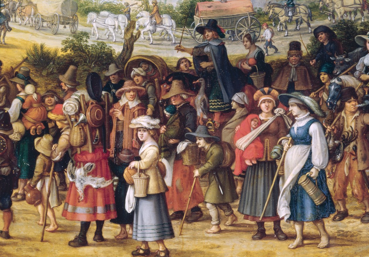 Oorlogsscène (detail) door Sebastian Vrancx