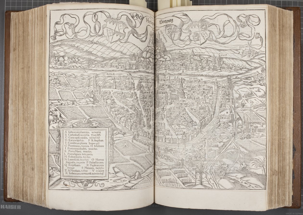 Cosmographia, Fol 662-663, 1544 door Sebastian Munster