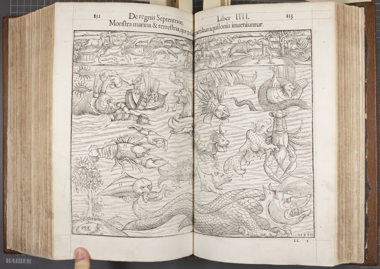 Cosmographia, Fol 852-853, 1544 door Sebastian Munster