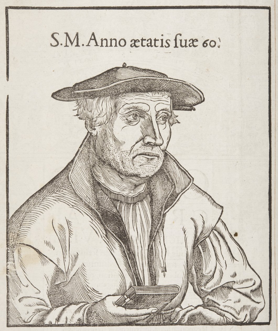 Cosmographia, keerzijde van titelpagina, 1544 door Sebastian Munster