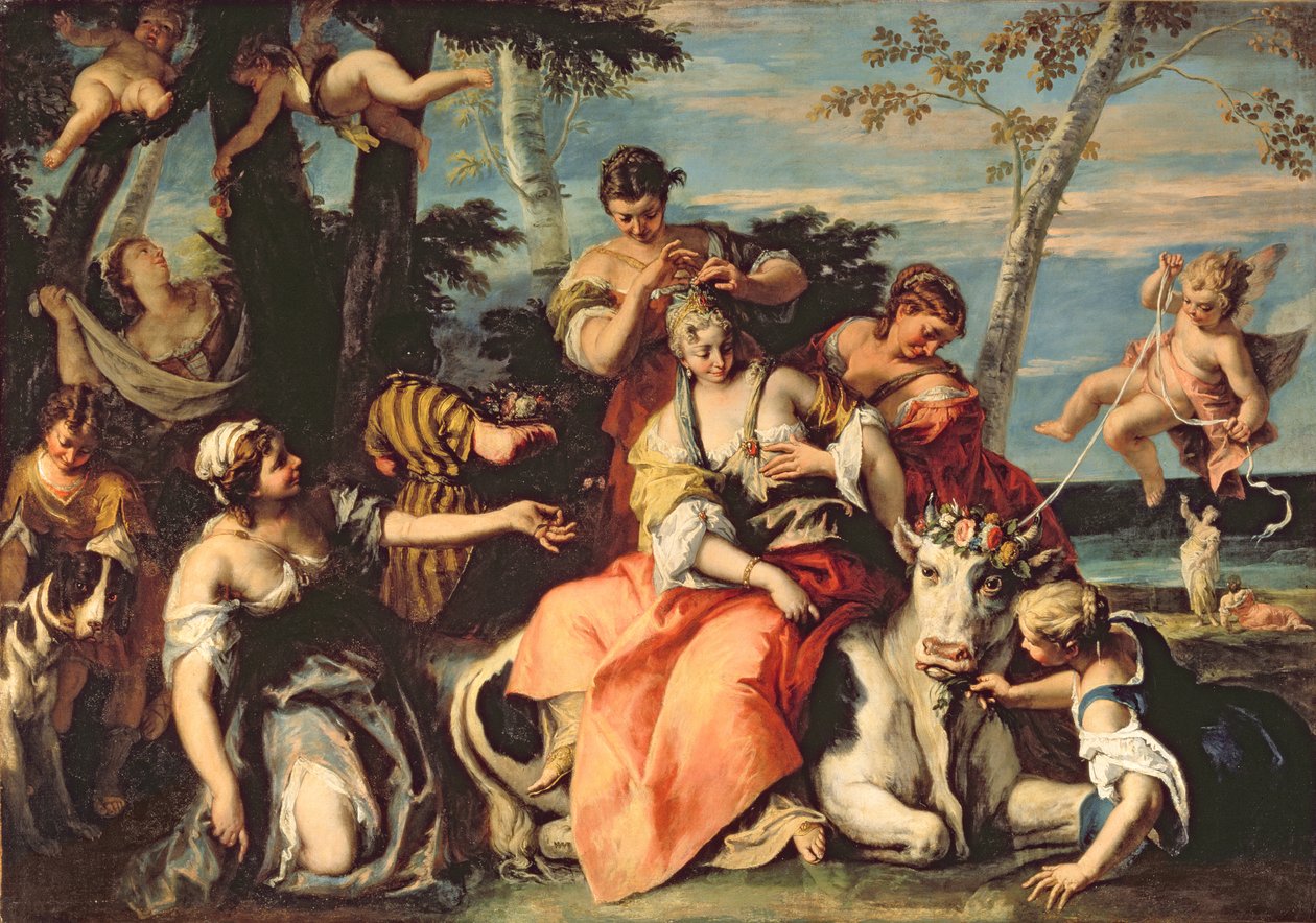 De Verkrachting van Europa door Sebastiano Ricci