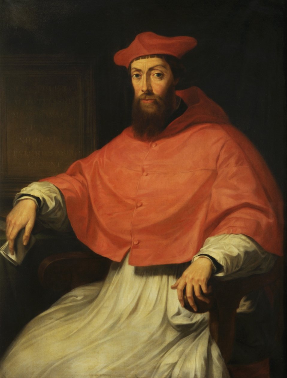 Kardinaal Reginald Pole door Sebastiano del Piombo