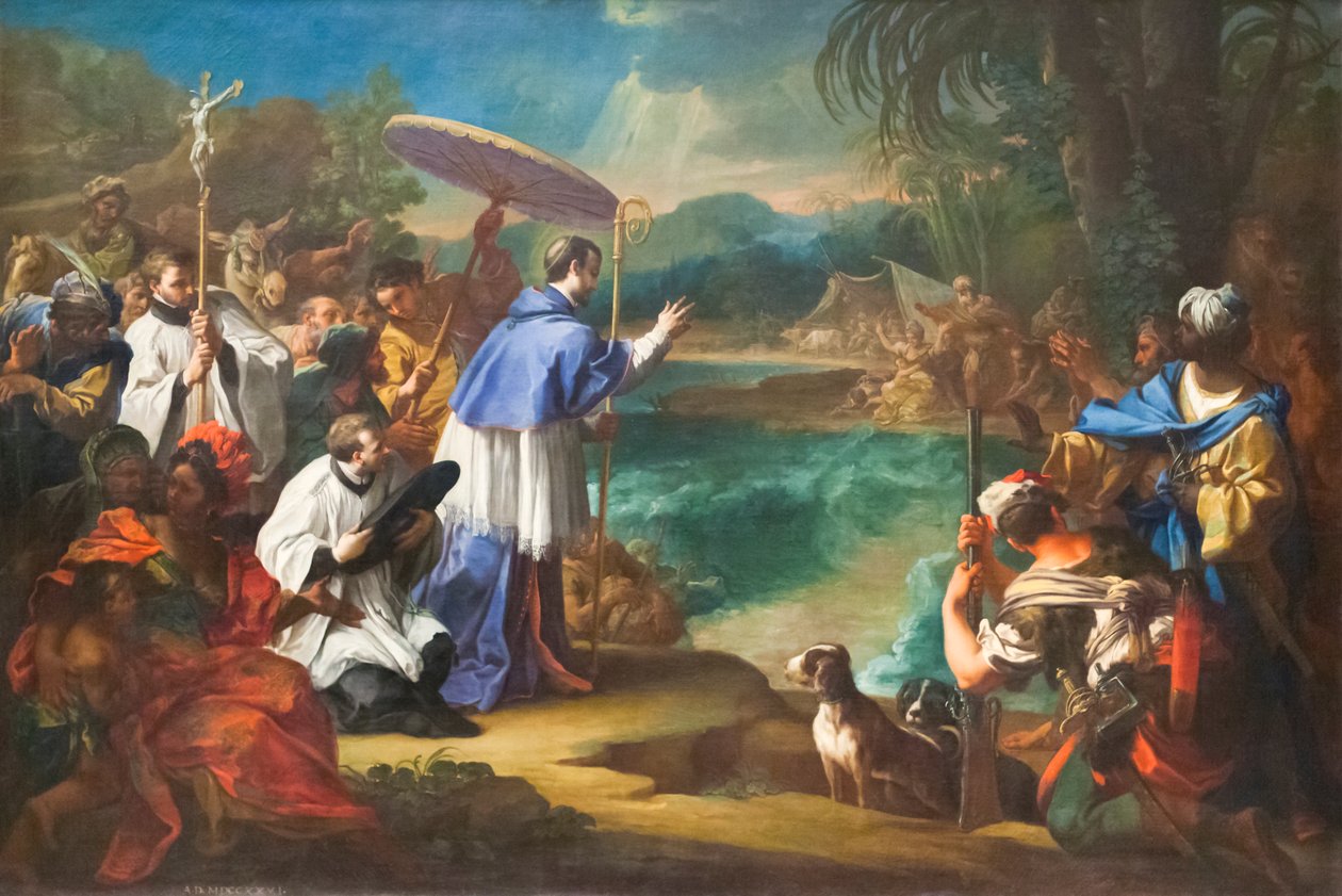 Het Wonder van St. Toribio door Sebastiano Conca