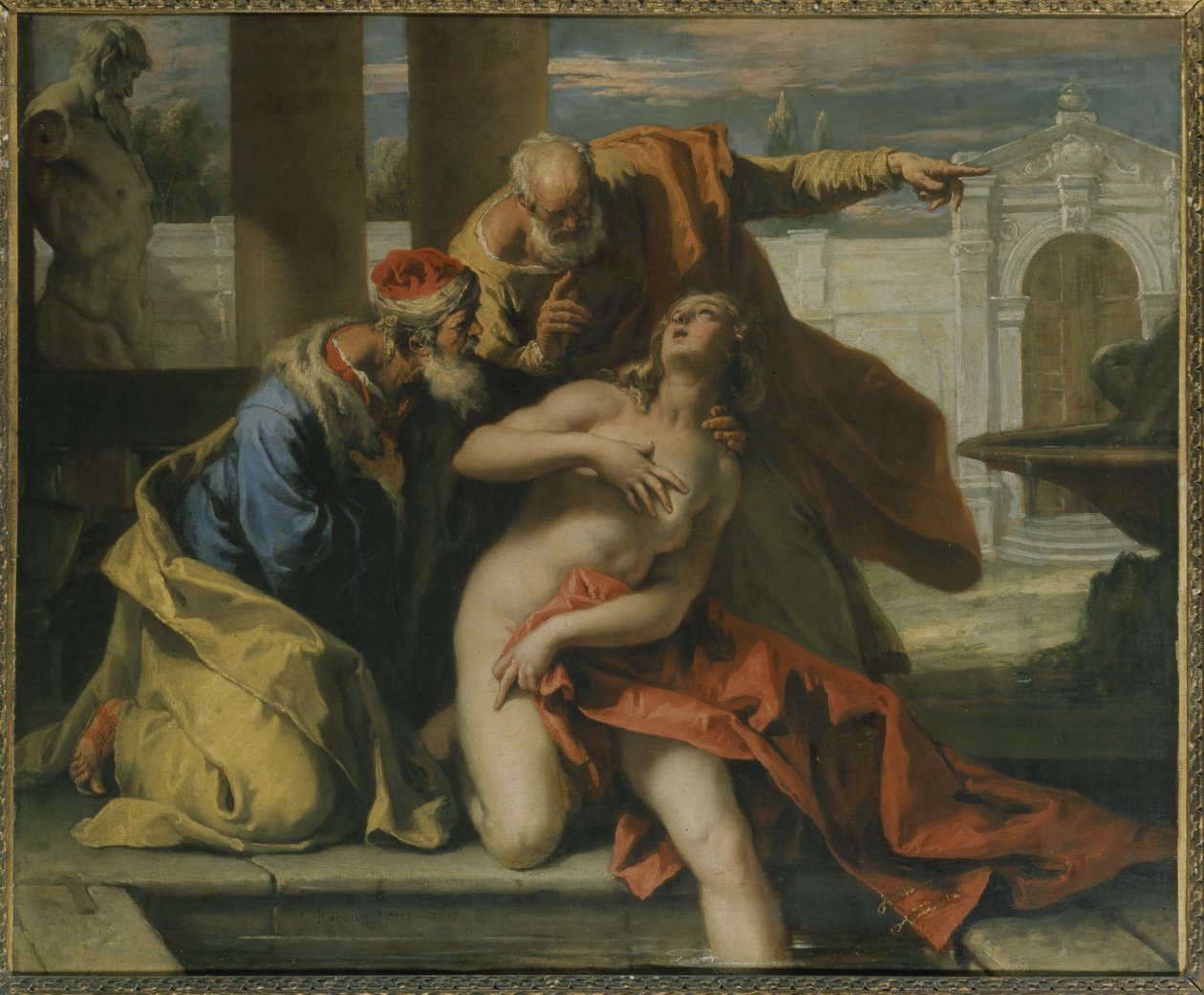 Susanna en de ouderlingen door Sebastiano Ricci