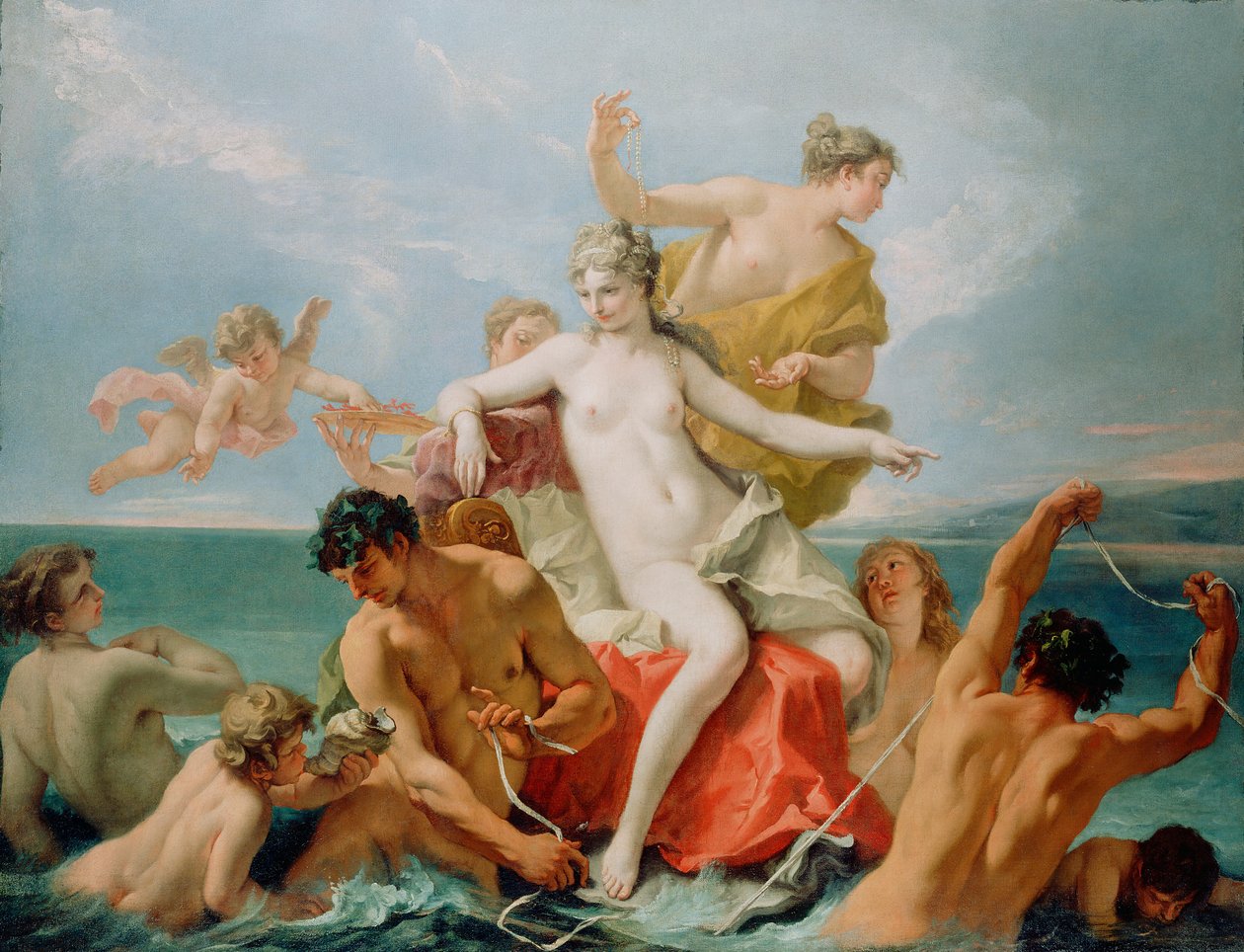 Triomf van de Venus door Sebastiano Ricci