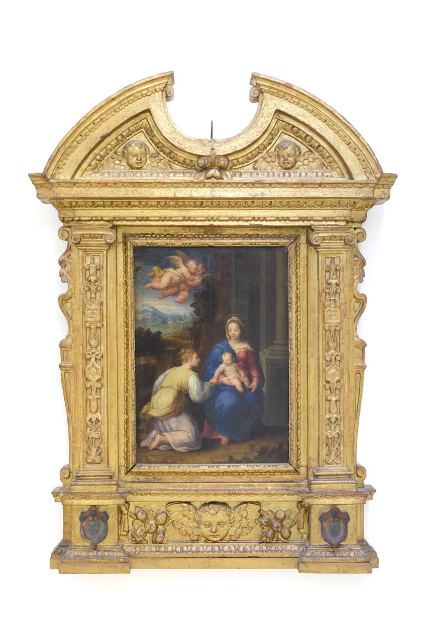 Huwelijk van St. Catharina door Sebastiano called Bastianino Filippi