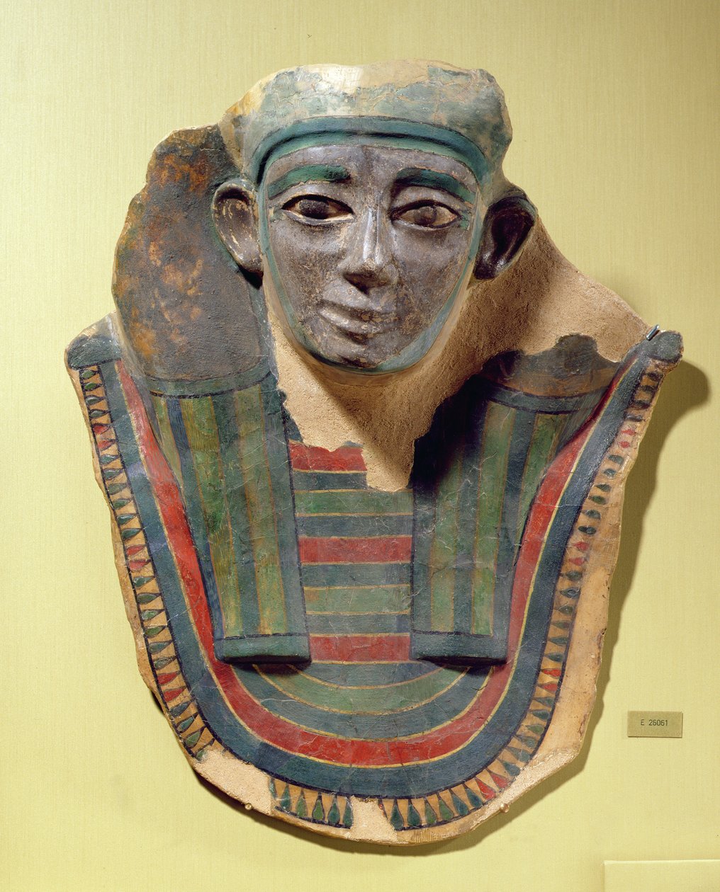 Mummiemasker, uit Mirgissa door Second Intermediate Period Egyptian
