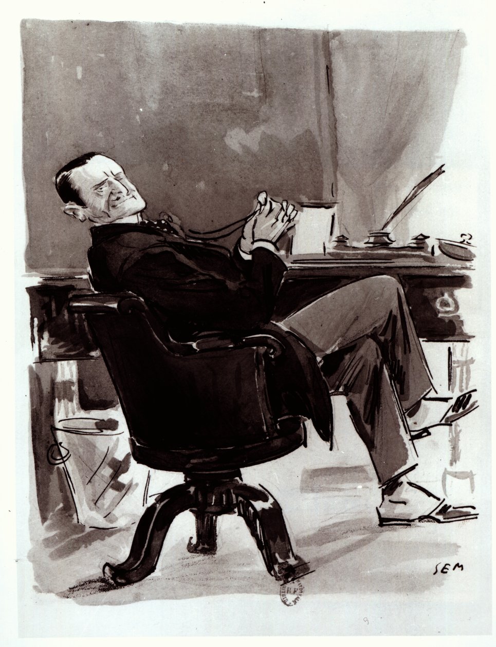 Georges Courteline (1858-1929) door Sem
