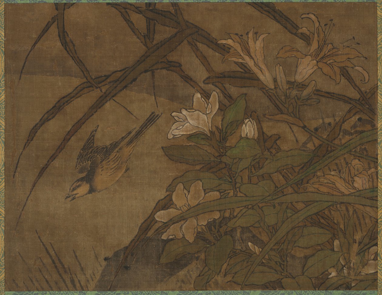 Vogels en bloemen door Sesshû Tôyô