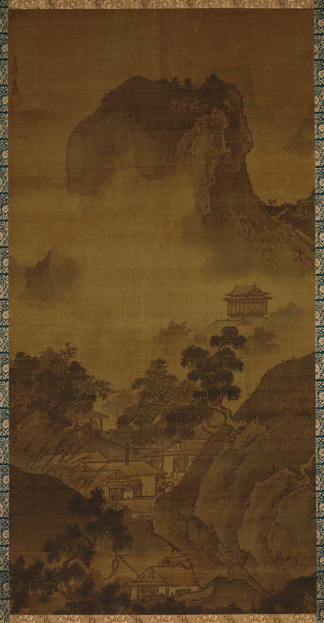 Landschap van Vier Seizoenen - Herfst door Sesshû Tôyô