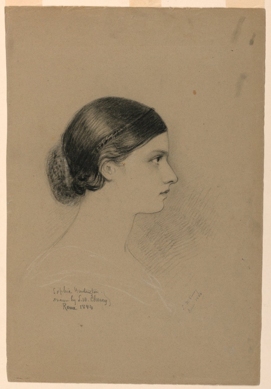 Portret van Sophie Huntington door Seth Wells Cheney