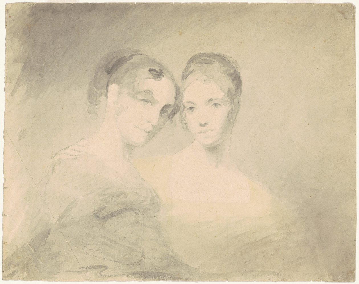 Twee Vrouwen [recto] door Seth Wells Cheney