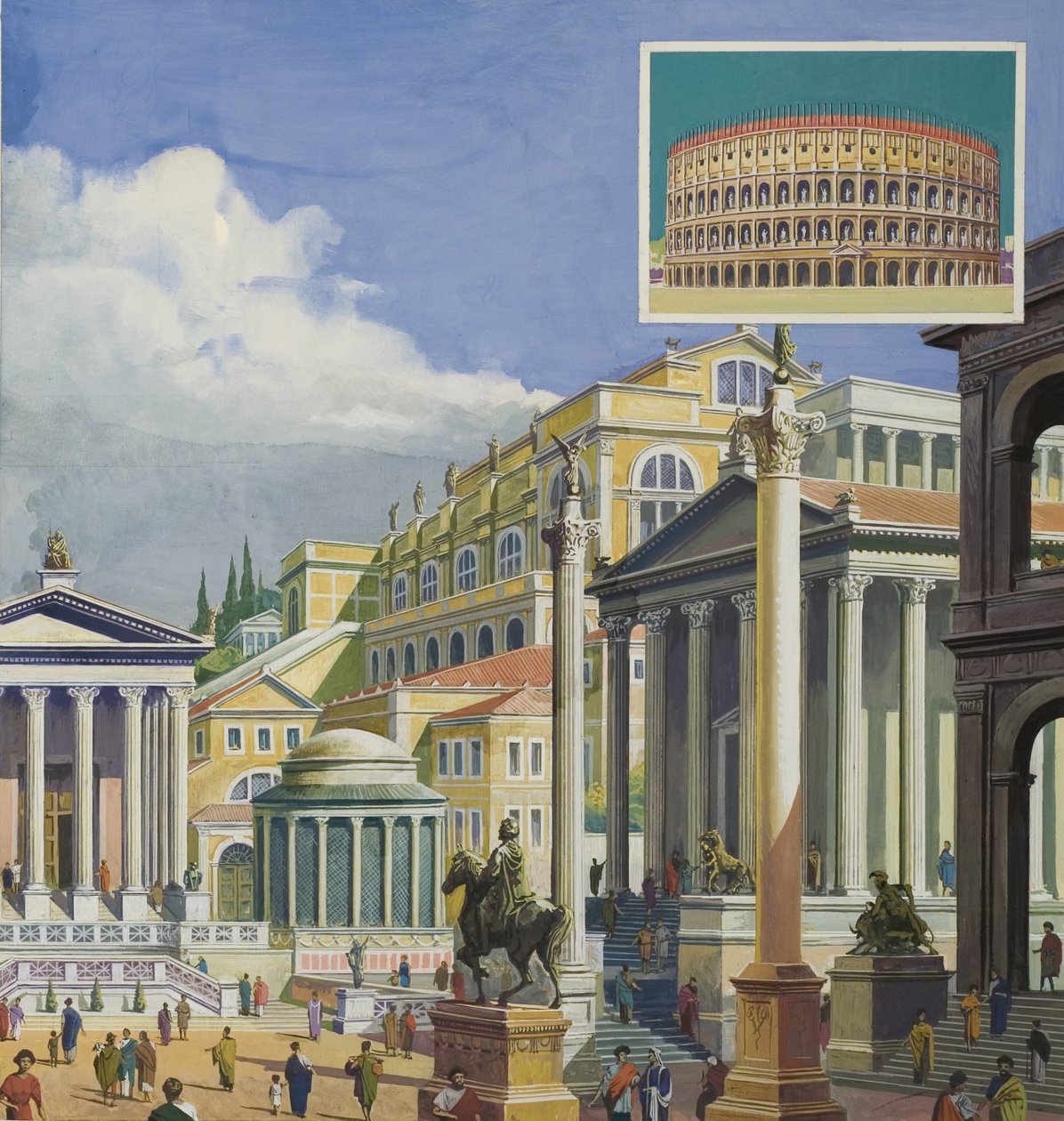 Het oude Rome door Severino Baraldi