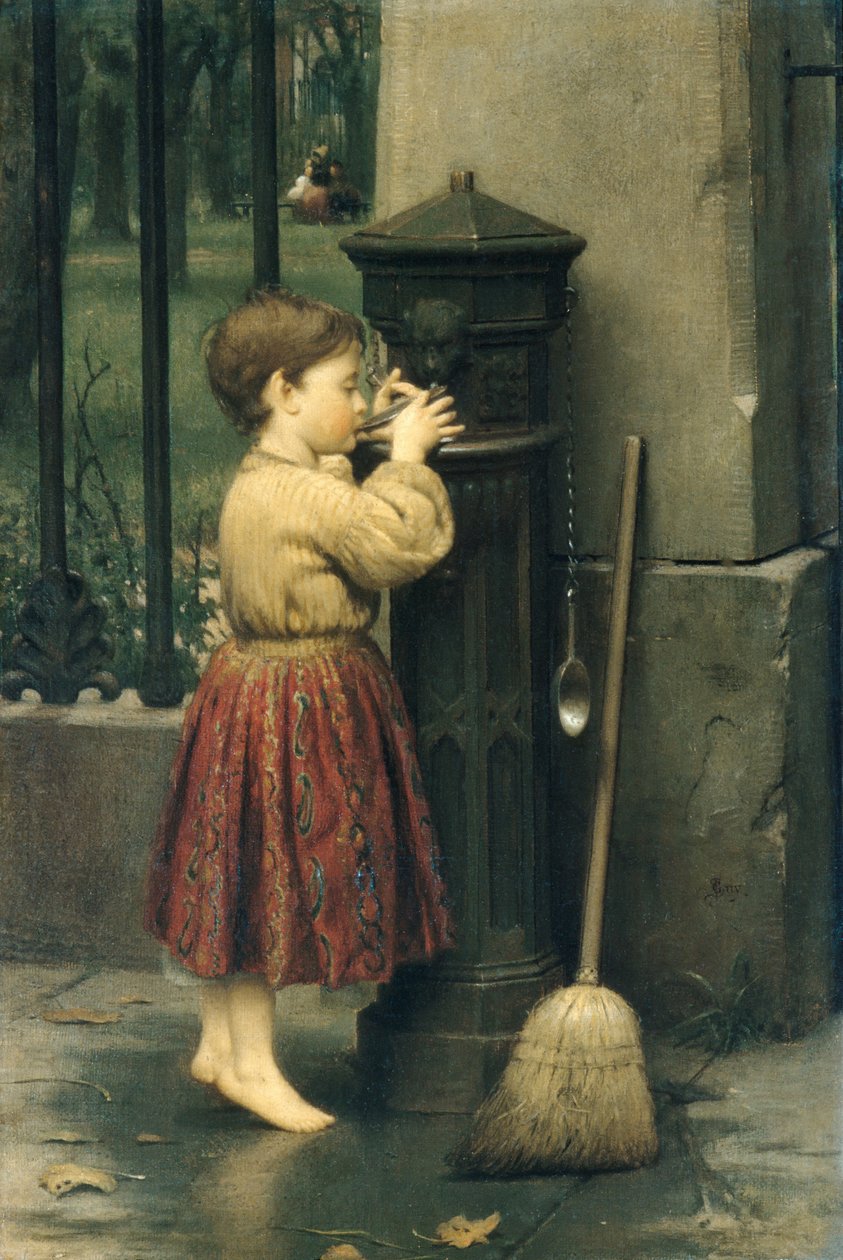 De straatveger door Seymour Joseph Guy