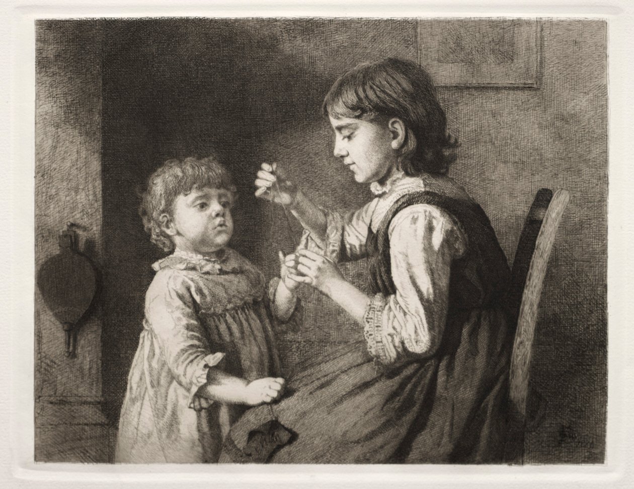 Het eerste handwerk door Seymour Joseph Guy