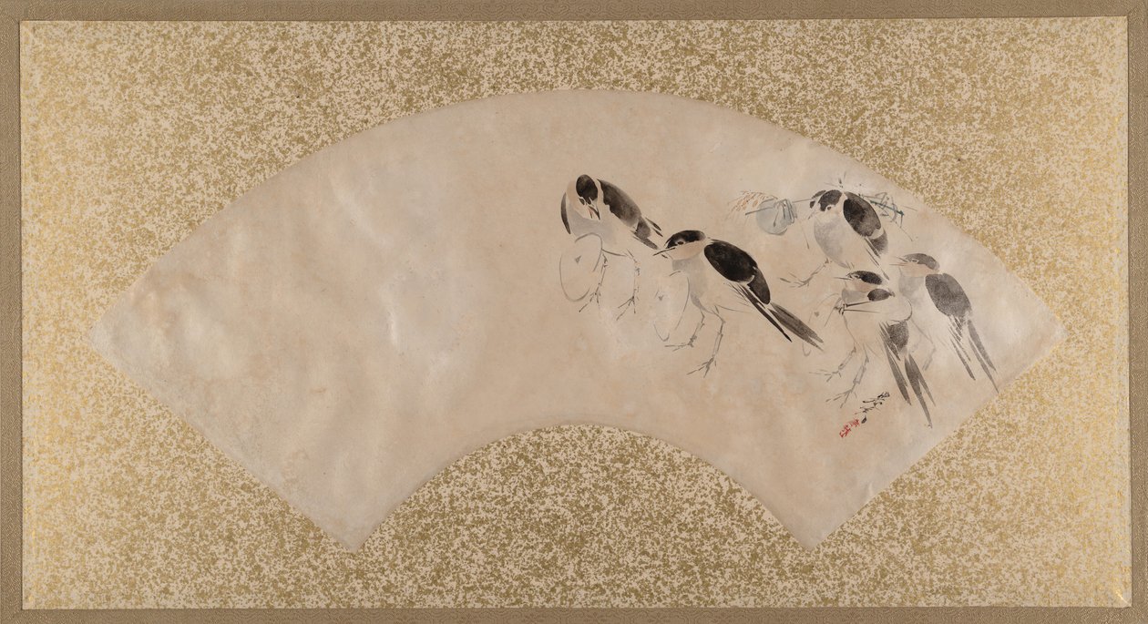 Vogels door Shibata Zeshin
