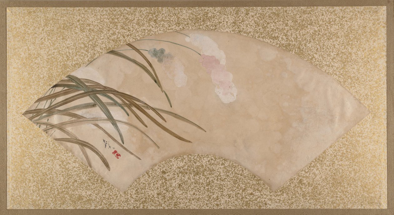 Bloemen en bladeren, eind 19e eeuw door Shibata Zeshin