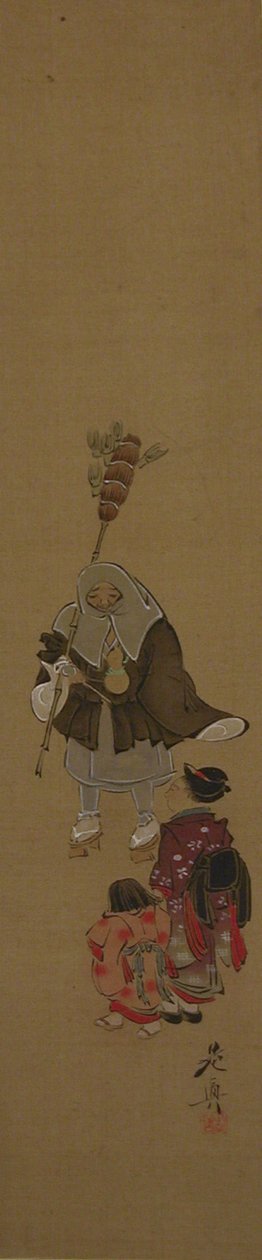 Groep, 19e eeuw door Shibata Zeshin