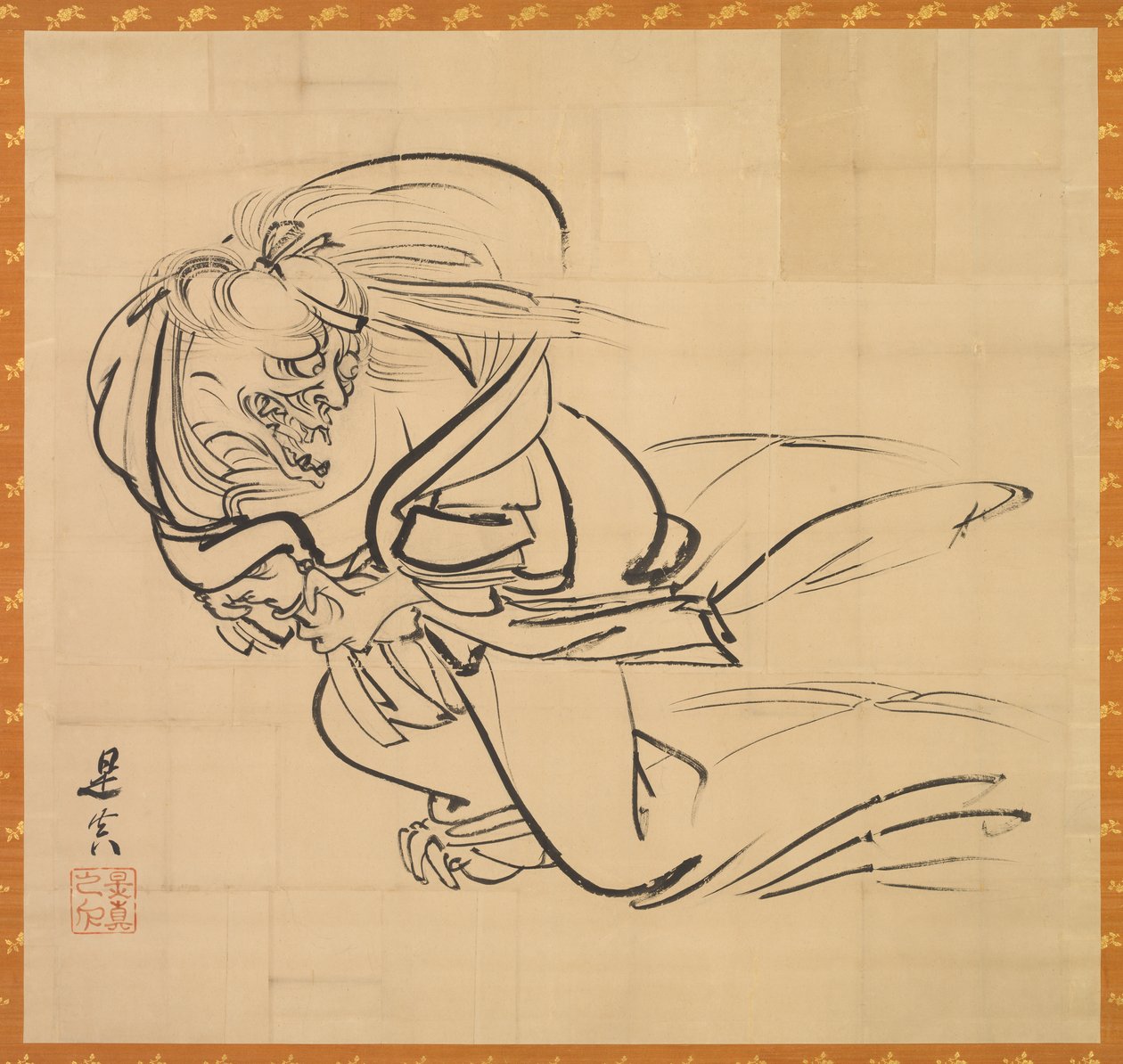 Ibaraki door Shibata Zeshin