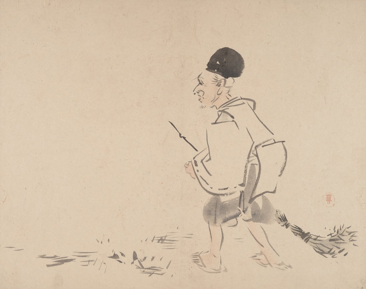 Schilderij, 19e eeuw door Shibata Zeshin