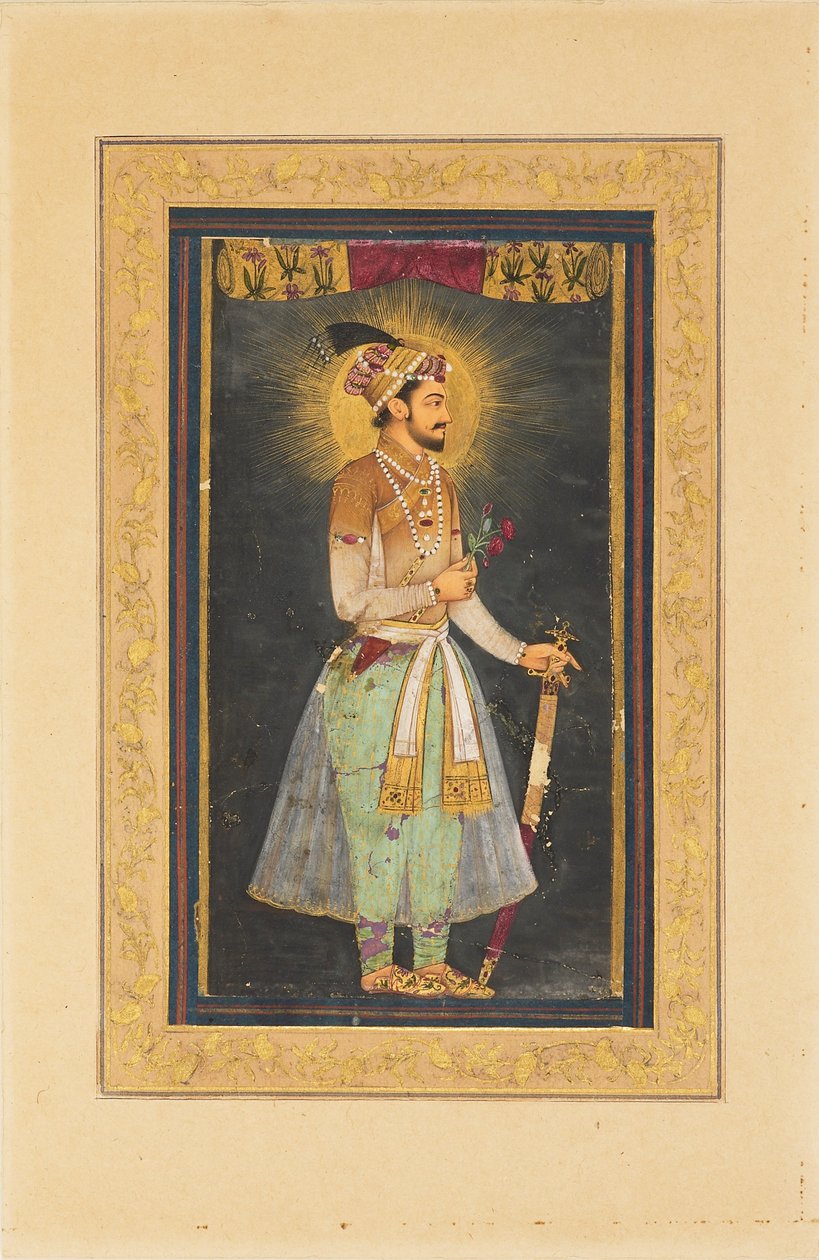 Shah Jahan, 17e eeuw door Shihab al Din Muhammad